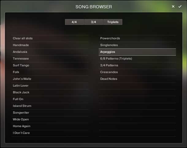 Der Song Browser